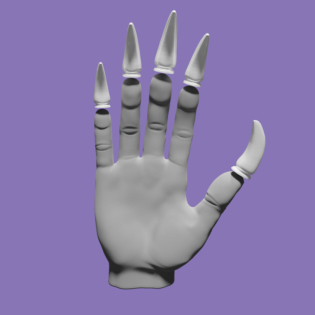 3D Printed Fursuit Claws: Durable PLA+ Cosplay Accessories