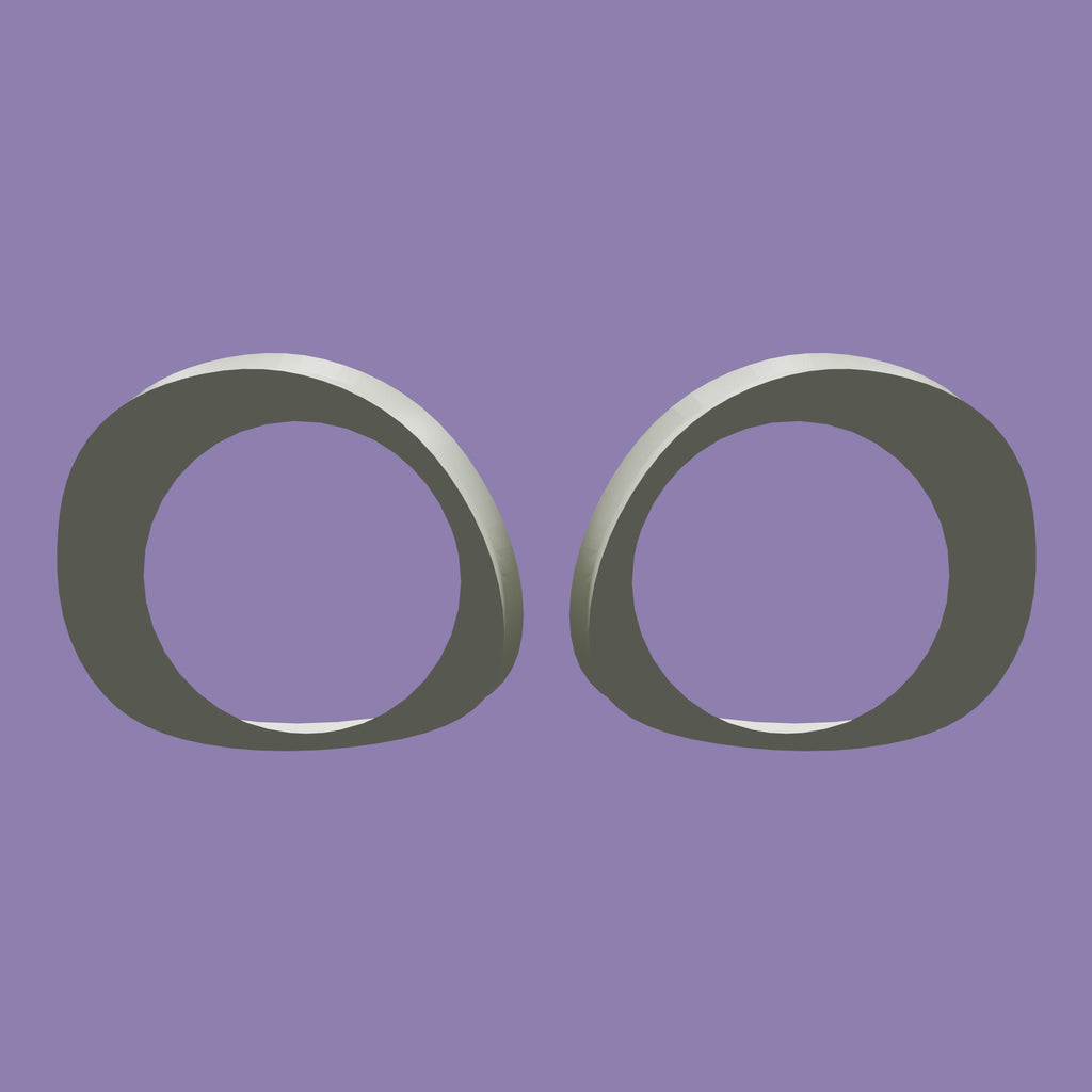 3D Printed Fursuit Eye Blanks (Pair): PLA+ Costume Eyes