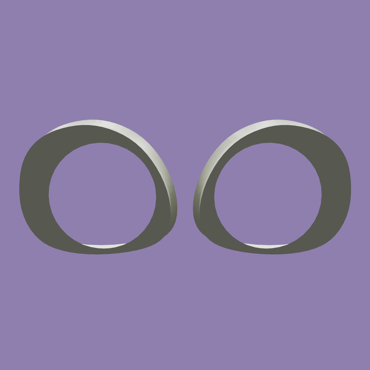3D Printed Fursuit Eye Blanks (Pair): PLA+ Costume Eyes
