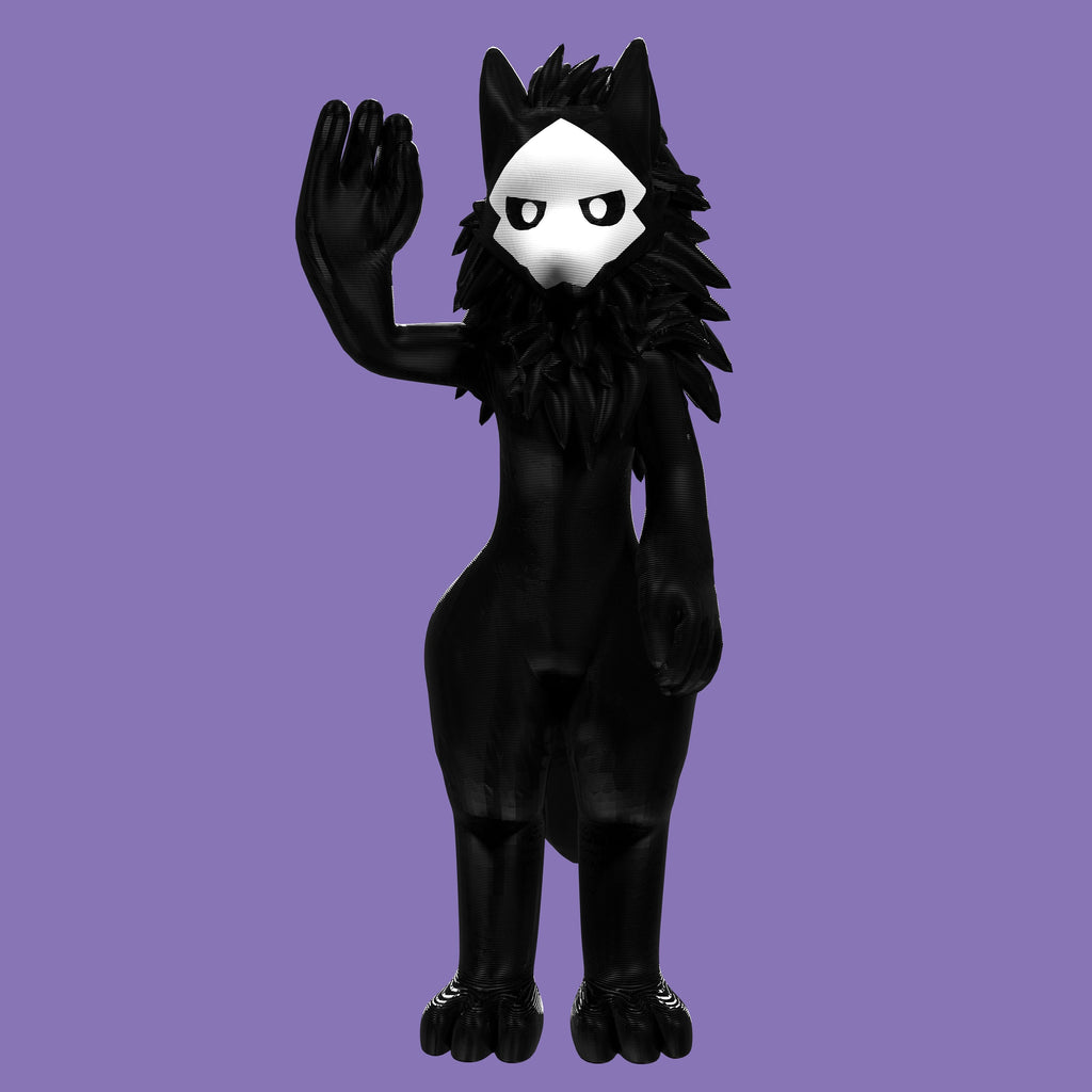 Puro model from Changed - 3D printed (20cm) large video game model