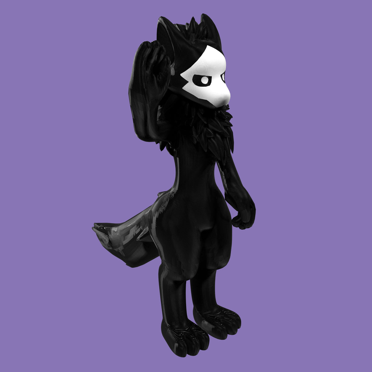 Puro model from Changed - 3D printed (20cm) large video game model