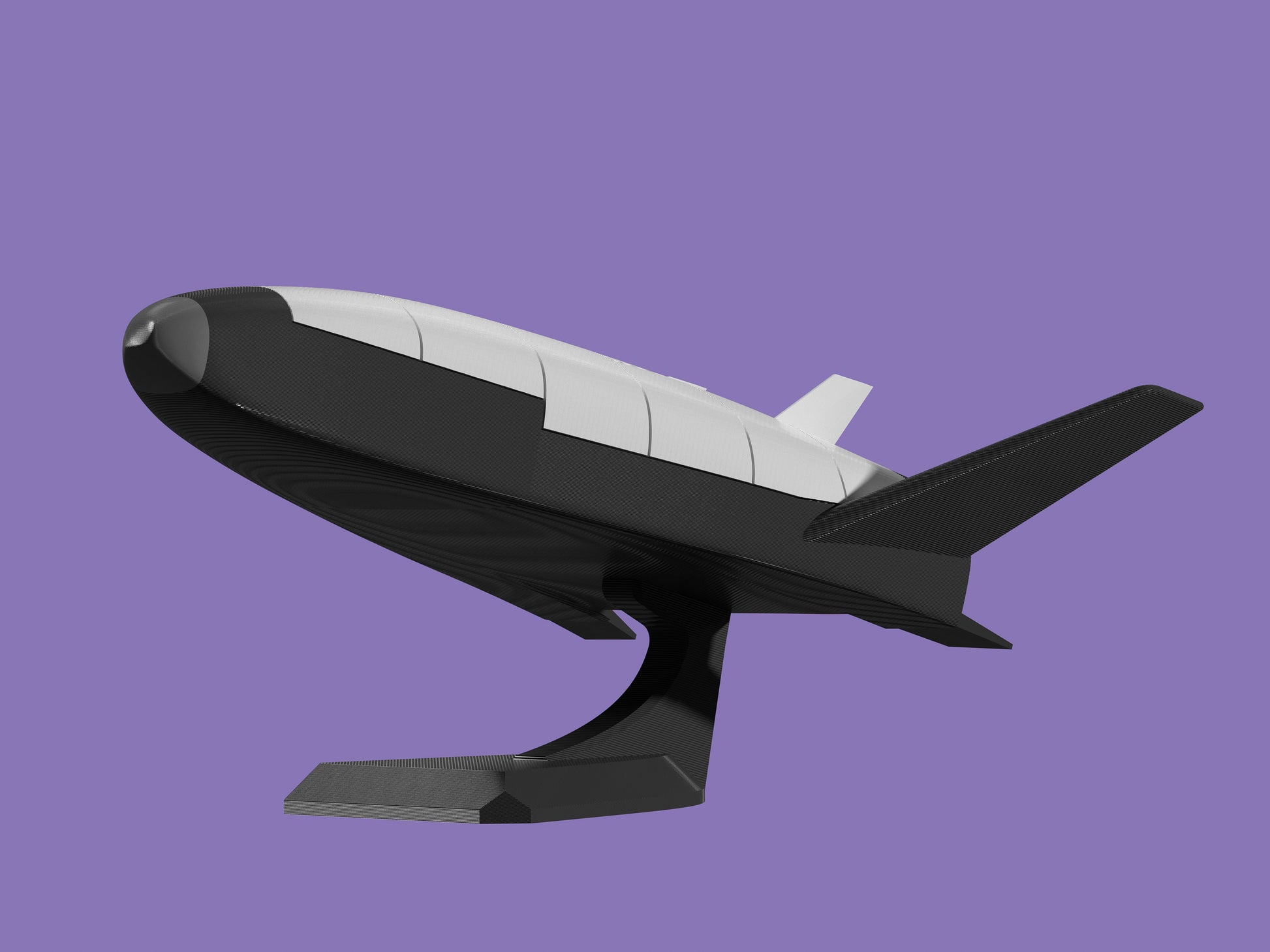 X-33 Venture Star model space plane with stand!