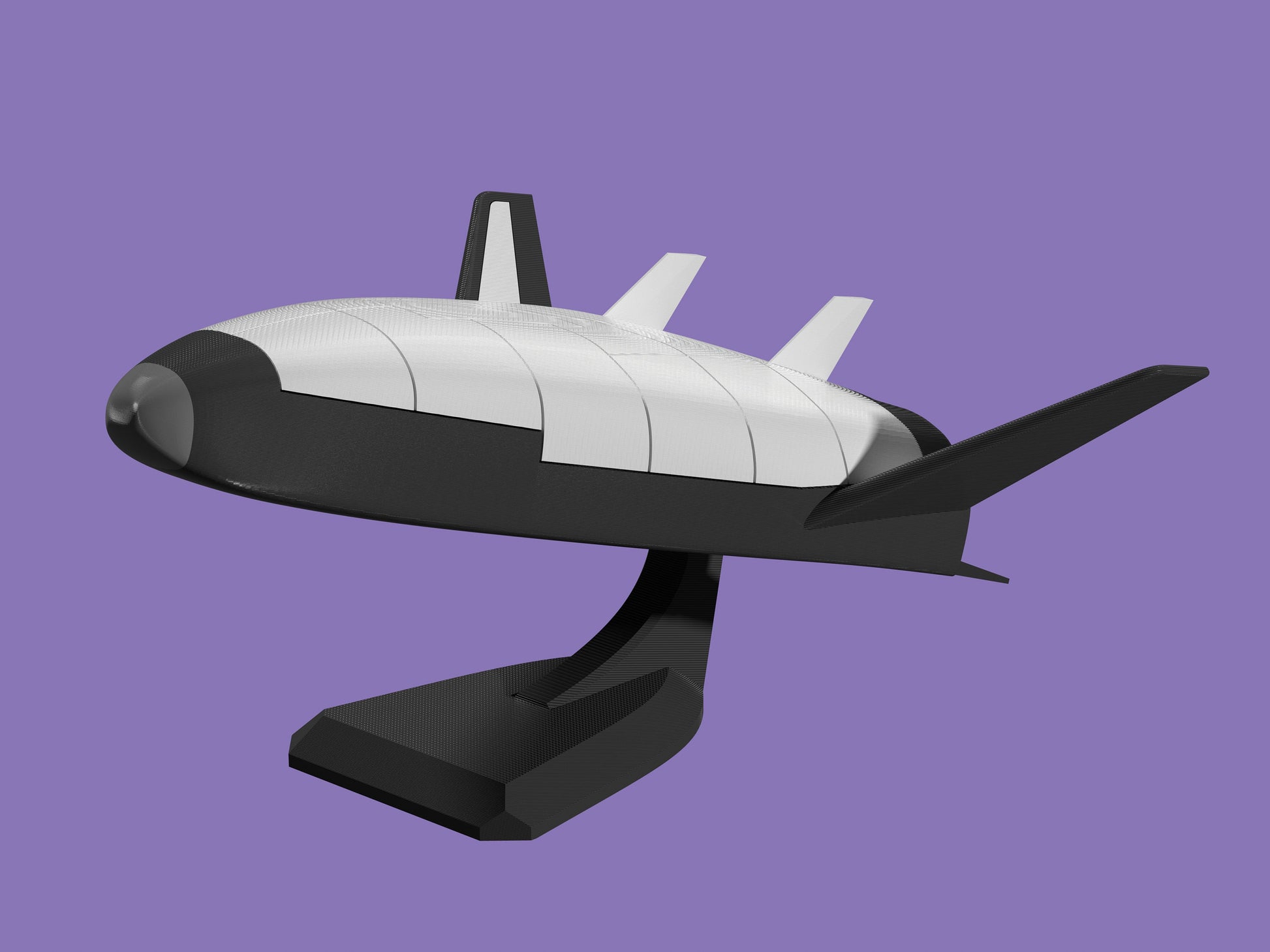 X-33 Venture Star model space plane with stand!