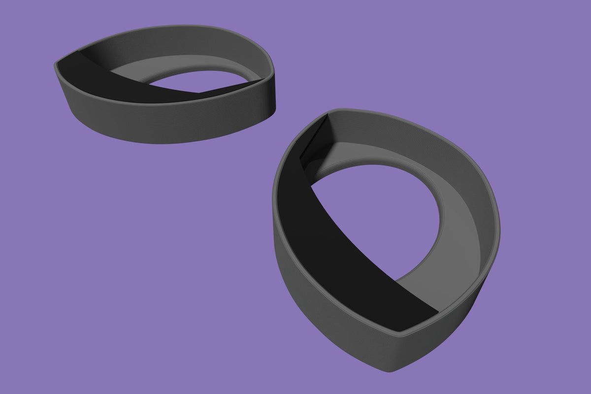 Kemono Fursuit Eye Base: 3D Printed PLA+ Blanks