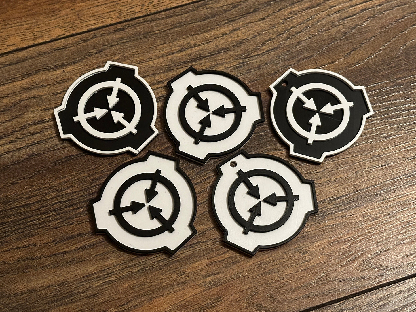 SCP logo patch 3D printed