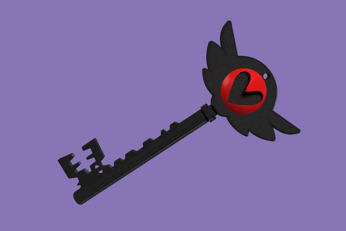 Hazbin hotel keychain pendant 3D printed - Unique Fan Art Cartoon Collectible - Durable & Customisable