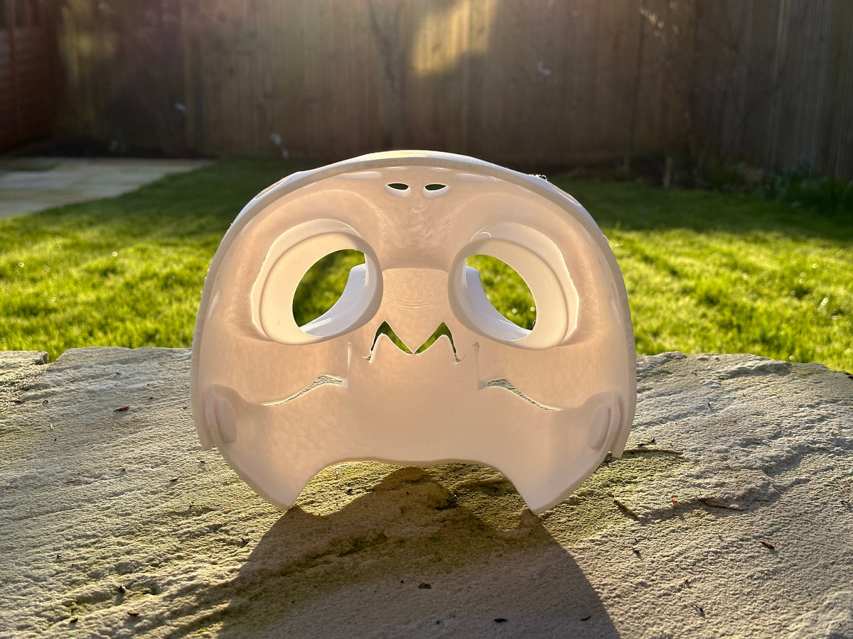 V2 Wickerbeast 3D Printed Fursuit Head Base with Articulating Jaw, Customizable Wicker Beast Costume for Furries