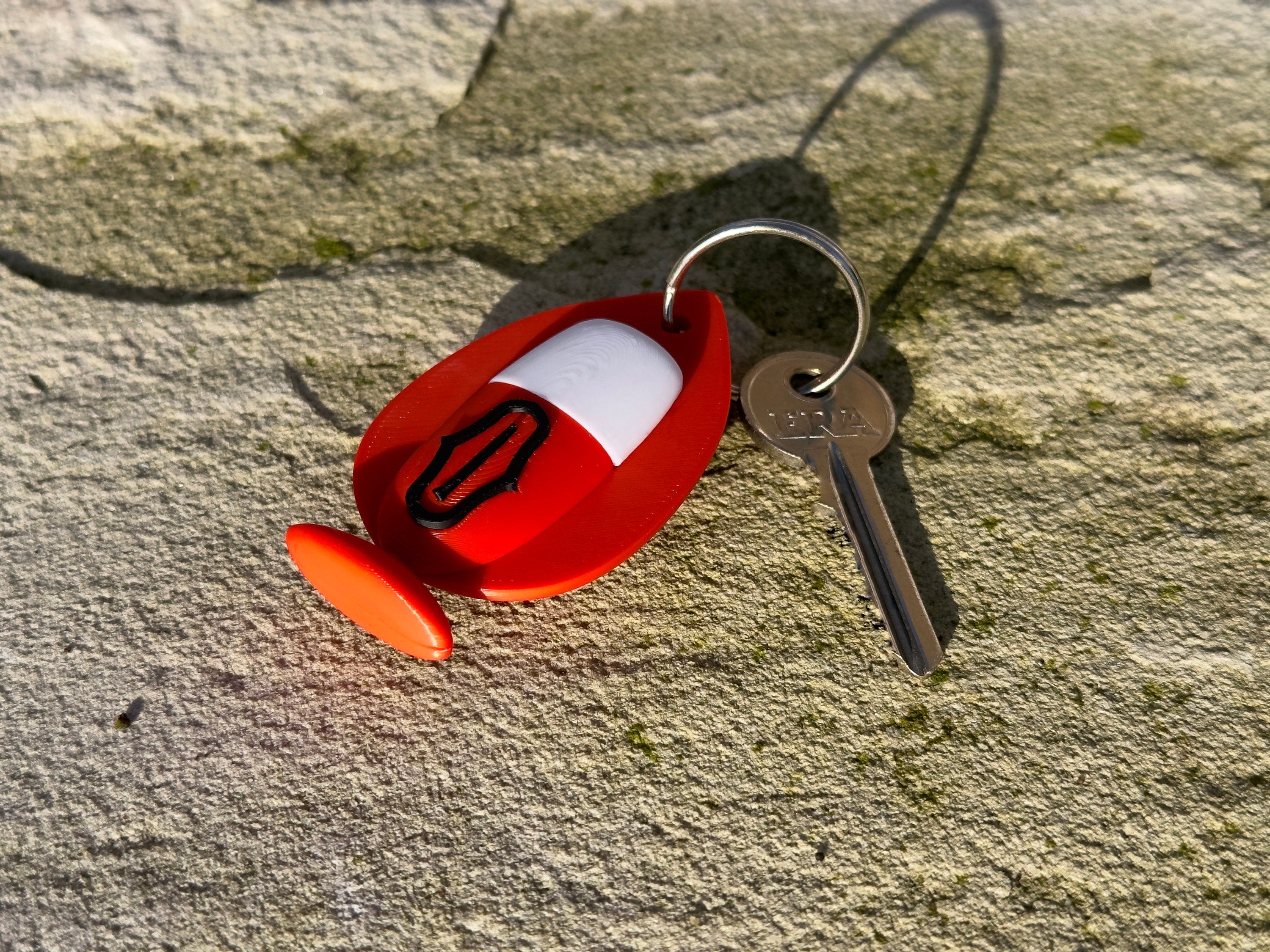 Alastor - Radio Demon Microphone Keychain Hazbin Hotel - 3D Printed in PLA+