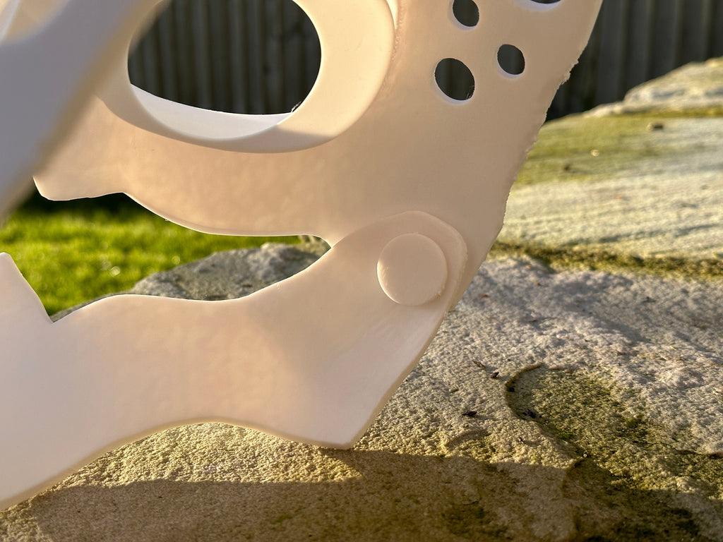 V2 Wickerbeast 3D Printed Fursuit Head Base with Articulating Jaw, Customizable Wicker Beast Costume for Furries