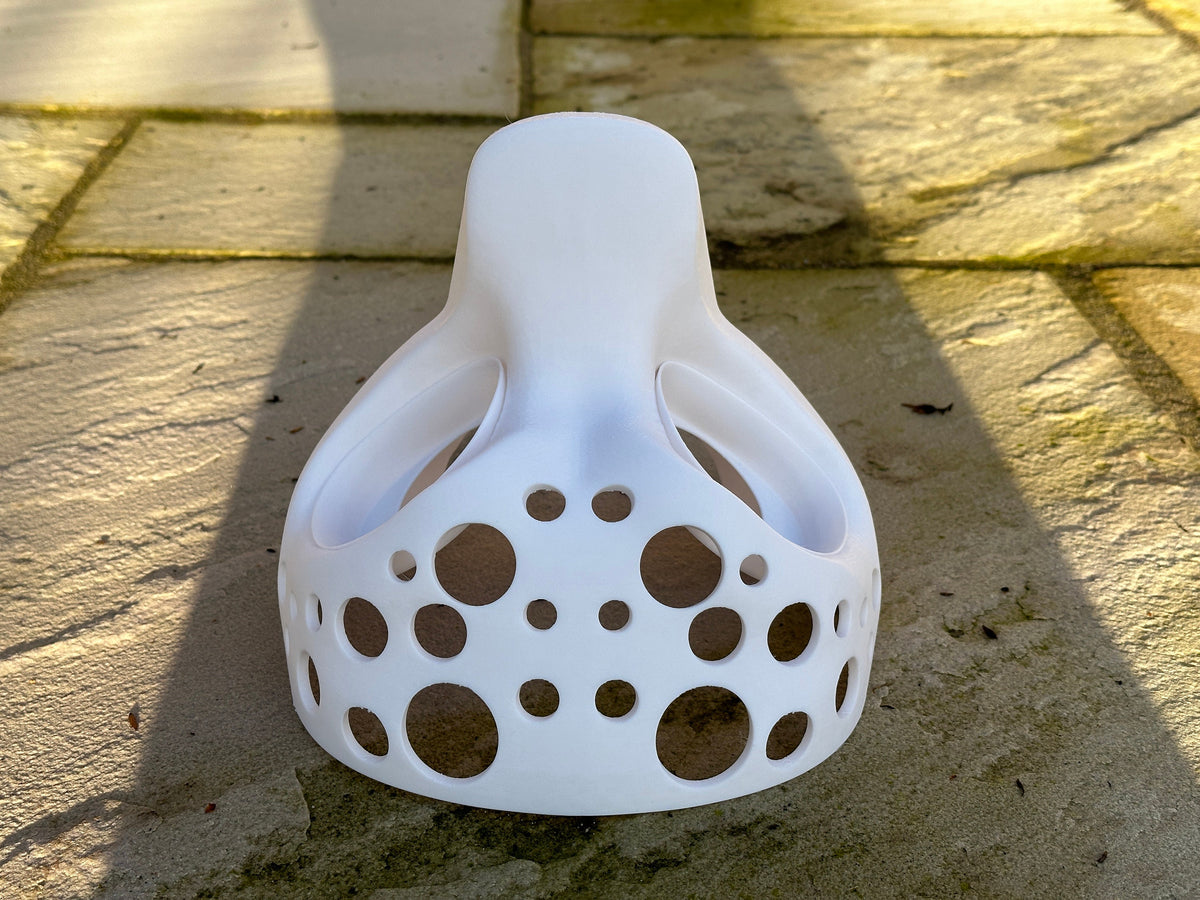 V2 Wickerbeast 3D Printed Fursuit Head Base with Articulating Jaw, Customizable Wicker Beast Costume for Furries
