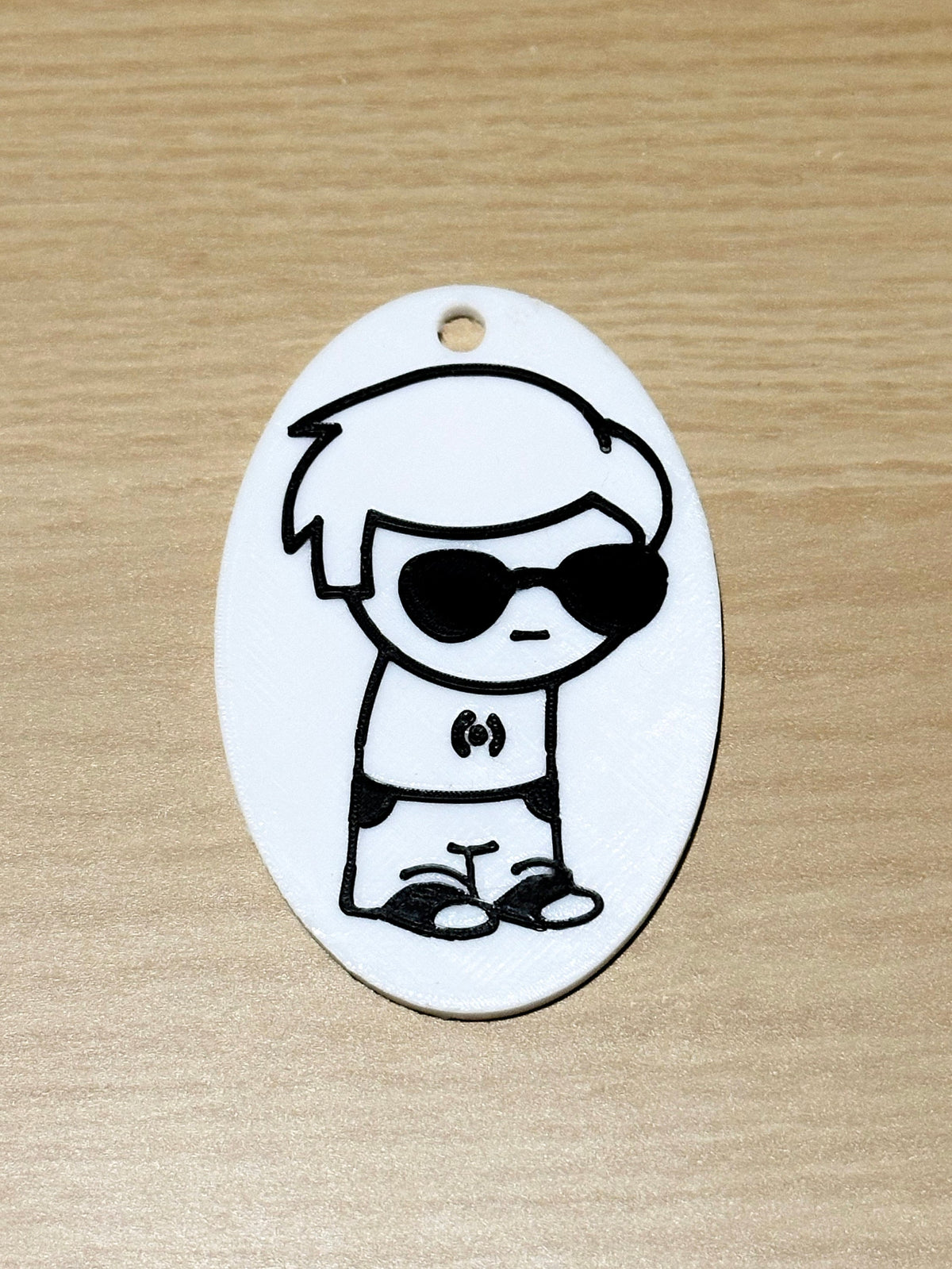 Dave Strider Keychain: 3D Printed Homestuck Accessory