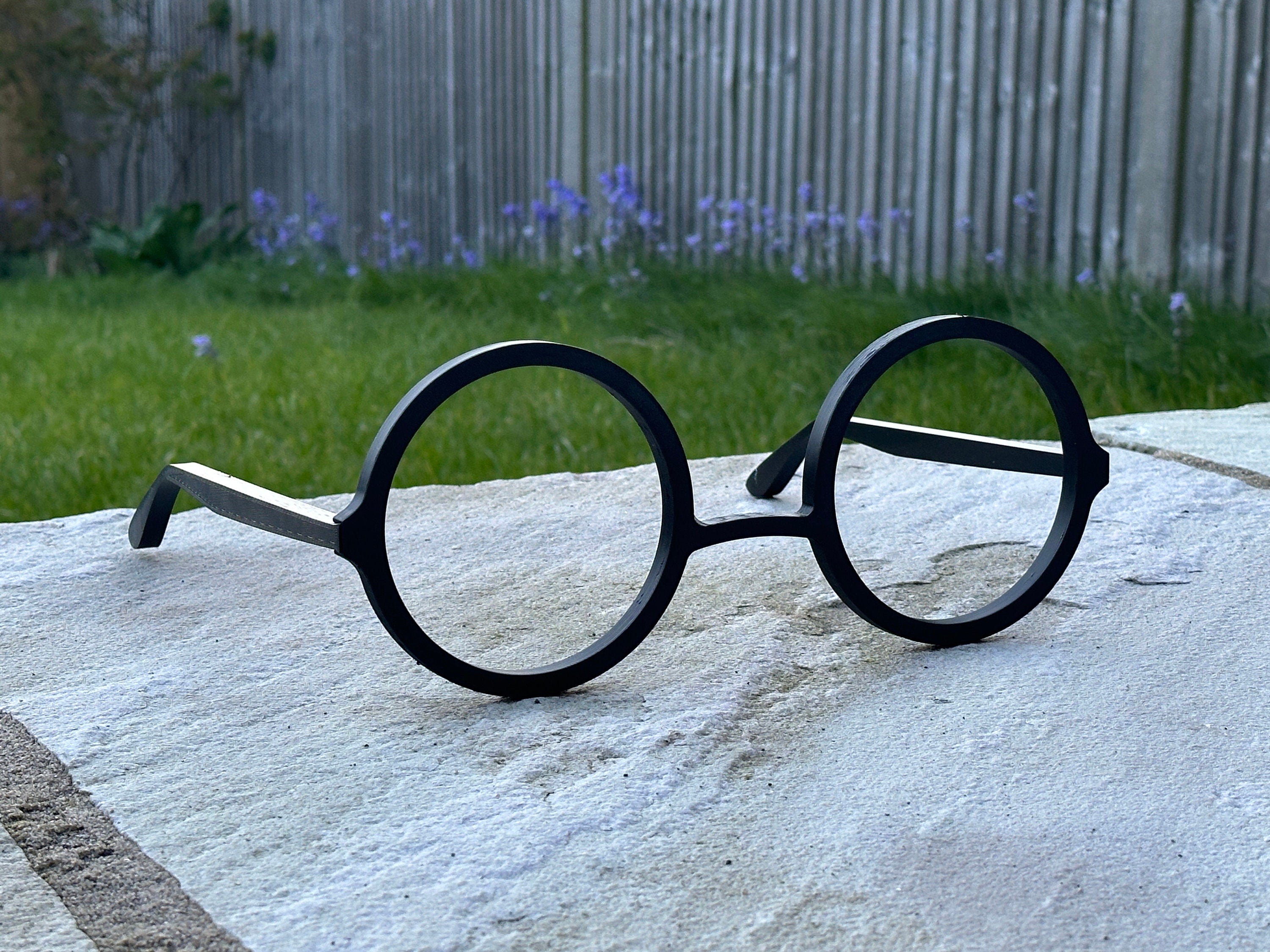 Round fursuit glasses 3D printed PLA+ Customizable Cosplay Eyewear