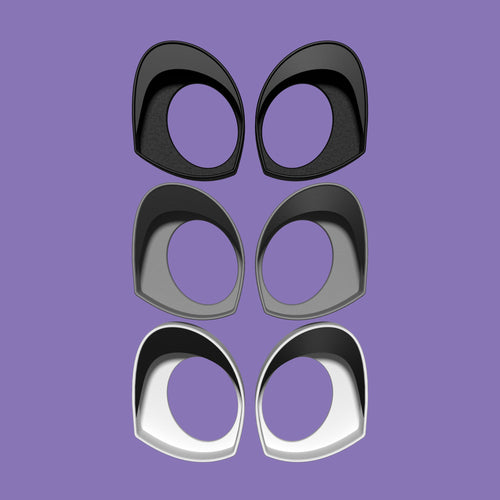 3D Printed Fursuit Eye Blanks: Toony Style PLA+ Costume Eyes
