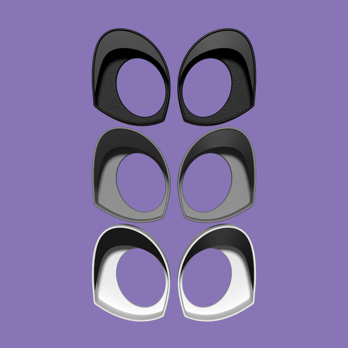 3D Printed Fursuit Eye Blanks: Toony Style PLA+ Costume Eyes