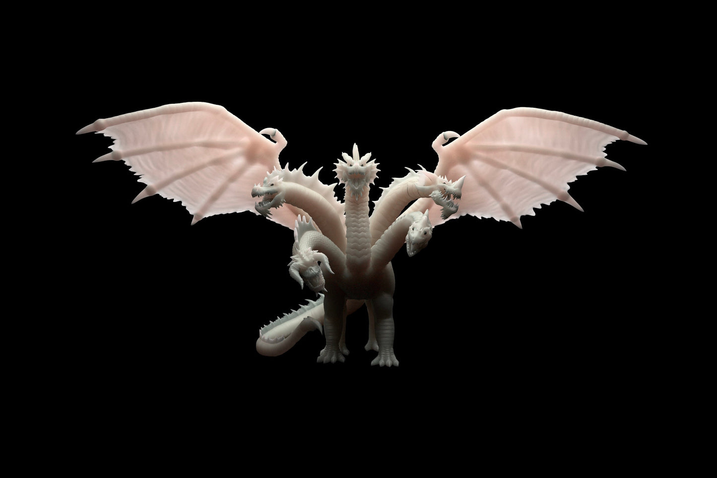 Ultra-High Detail Hydra Dragon Model DnD roleplaying - Resin 3D Printed @MZ4250