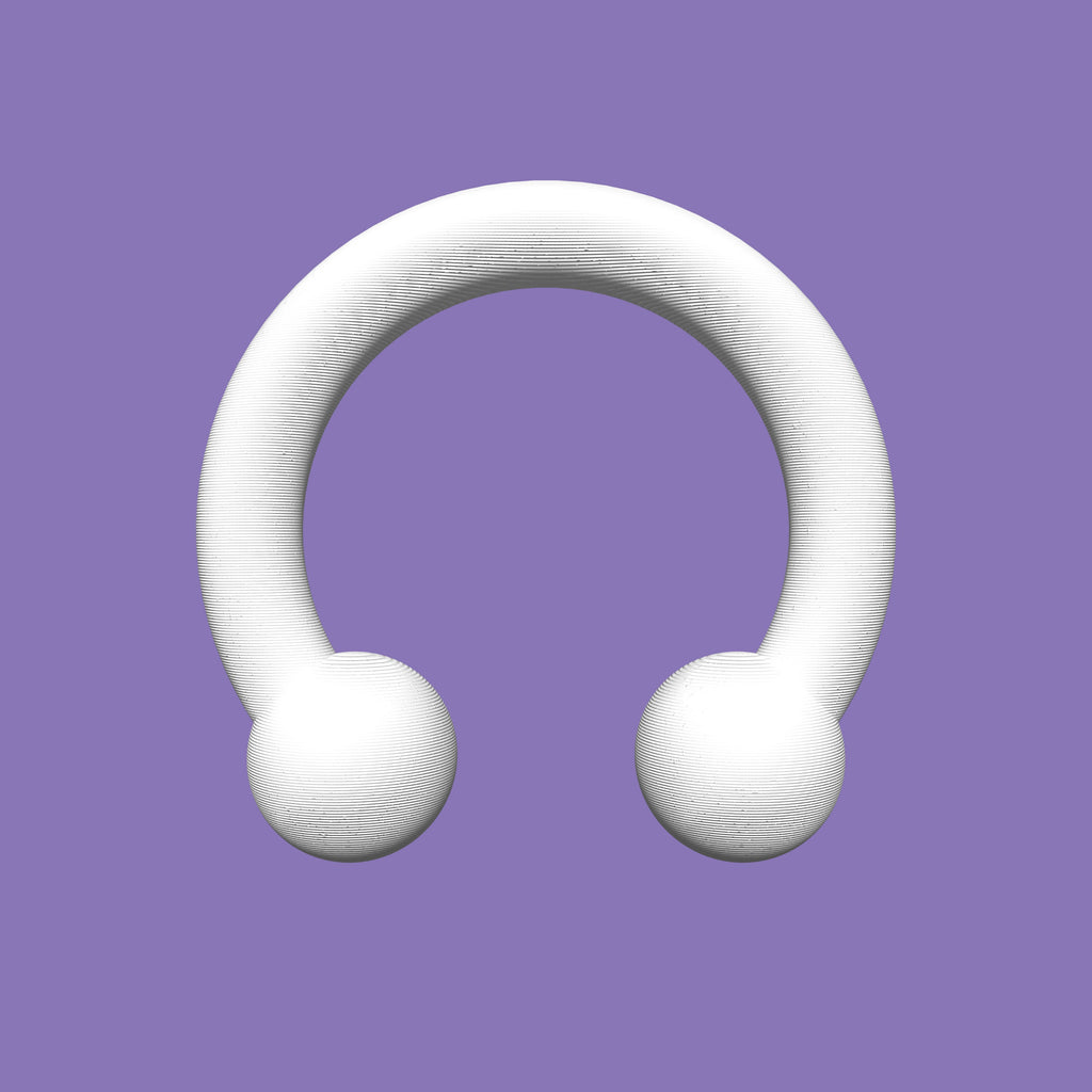 Fursuit Nose Ring Septum Piercing Accessory - 3D Printed for Cosplay and Costume