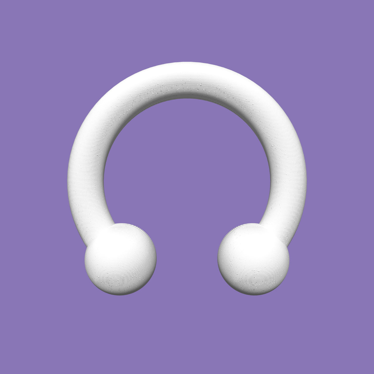 Fursuit Nose Ring Septum Piercing Accessory - 3D Printed for Cosplay and Costume