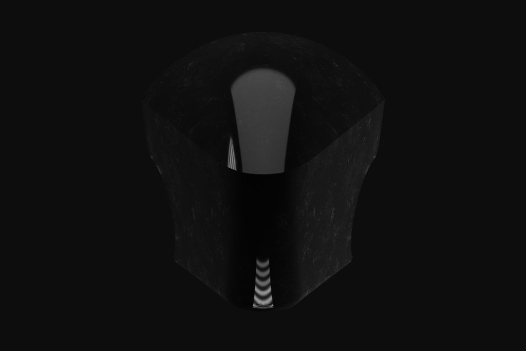 M16 Mk3 Protogen Visor – Translucent Black PETG | Vacuum Formed Fursuit Visor | 3mm Polymer Dyed | Handcrafted Sci-Fi Costume Accessory