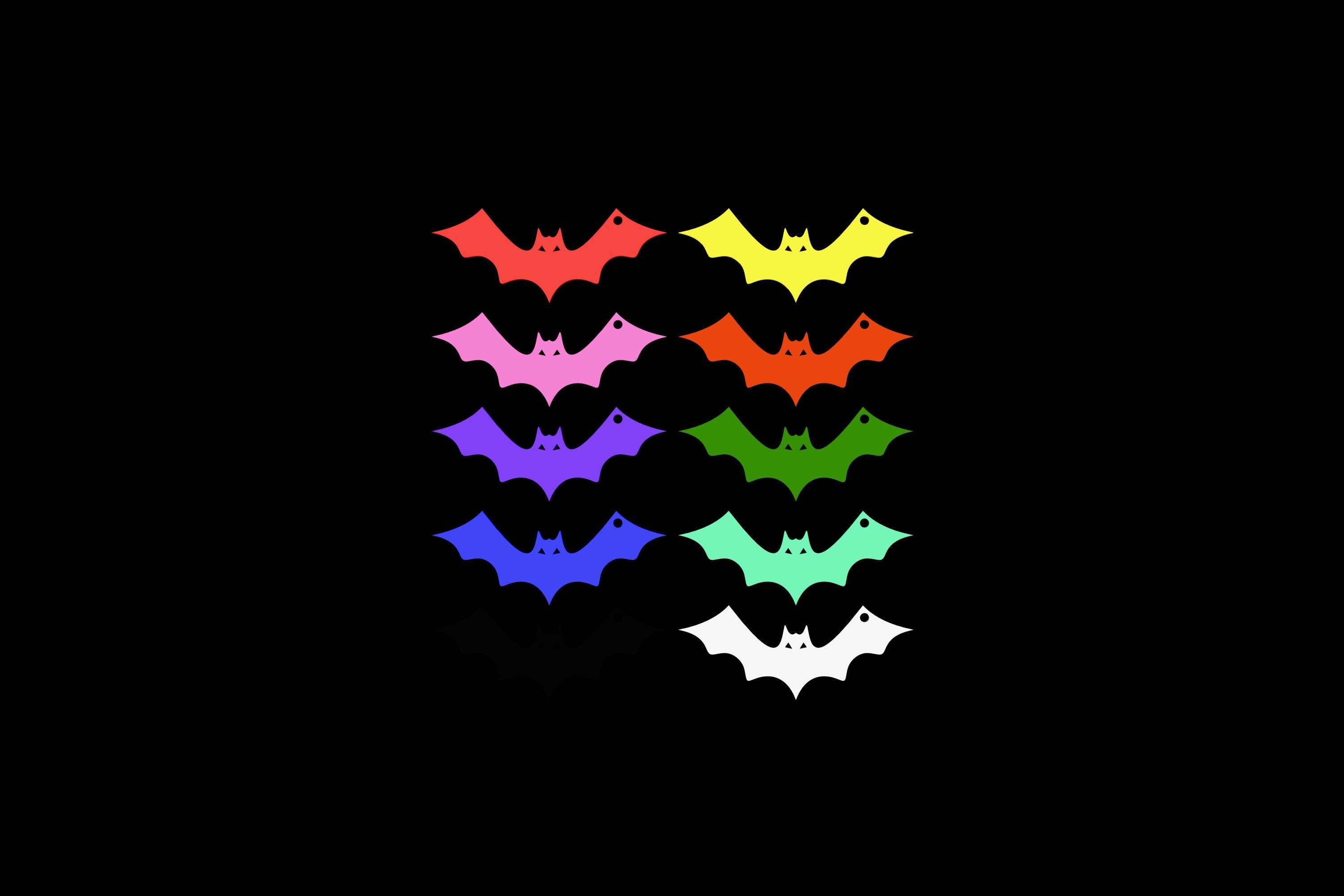 3D Printed Bat Keychain – Gothic Halloween Bat Accessory in Eco-Friendly PLA