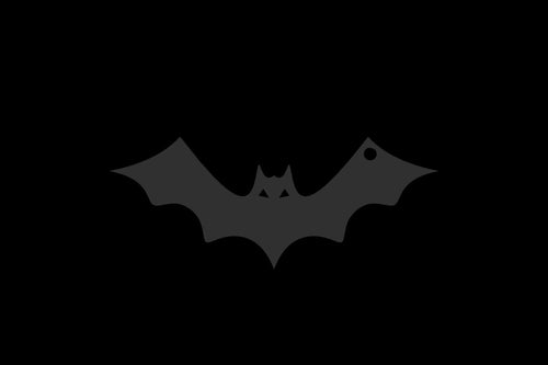 3D Printed Bat Keychain – Gothic Halloween Bat Accessory in Eco-Friendly PLA