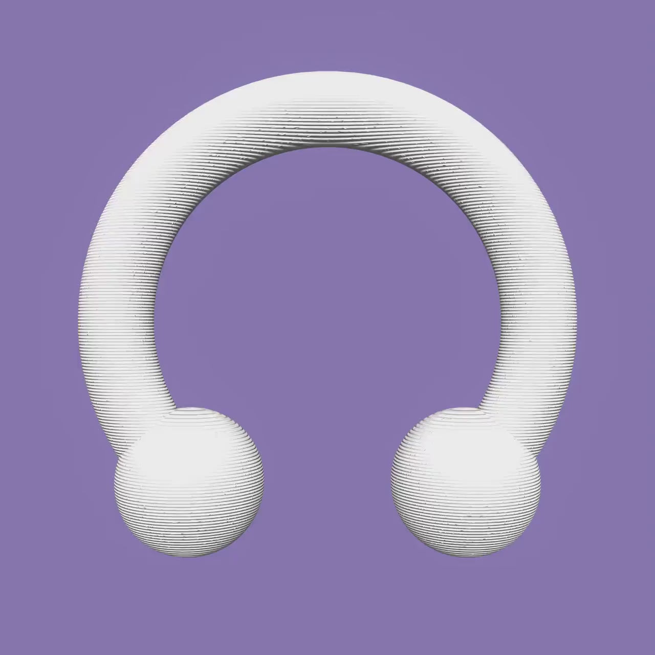 Nose Ring Septum Piercing Fursuit Accessory 3D Printed for Cosplay and Costume