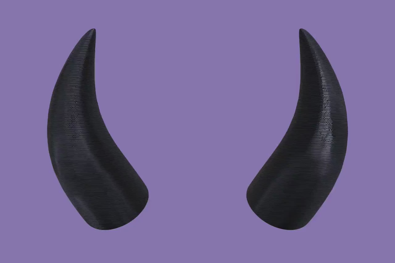 Premium 3D Printed Fursuit Horns - Made from Durable PLA+